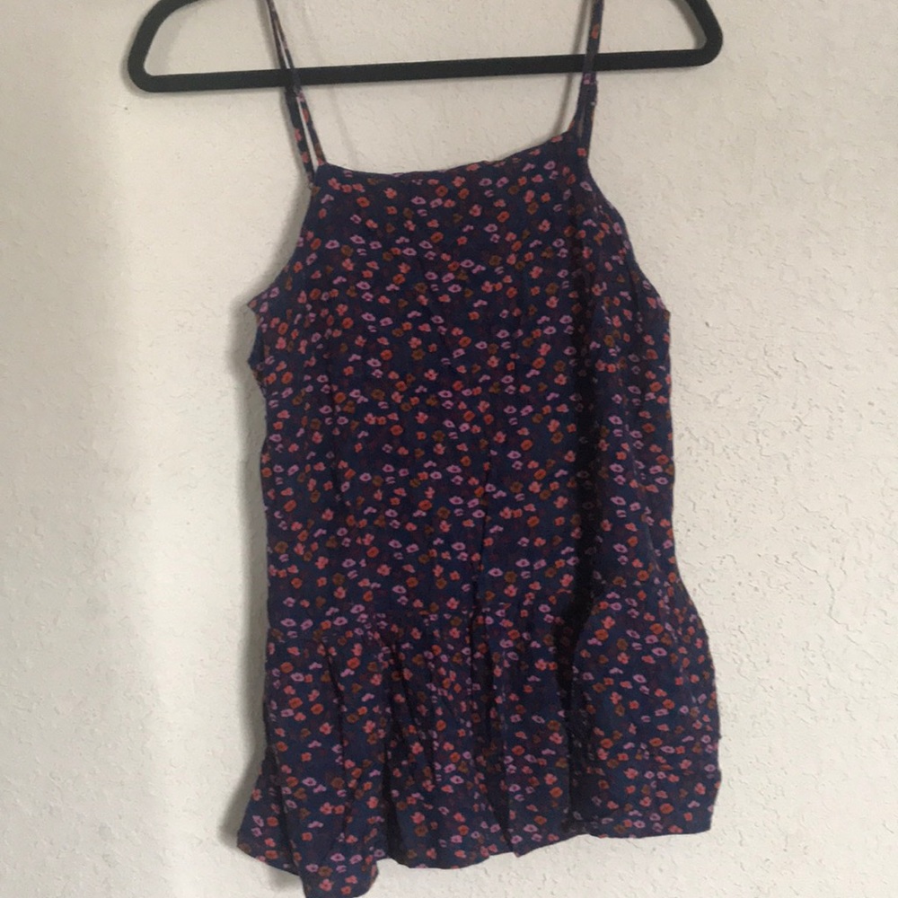 High neck baby doll style flowy tank